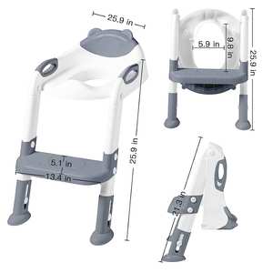 Wholesale Baby <strong>Toilet</strong> With Ladder Kids Potty Chair Folding Children <strong>Step</strong> Potty - Product Image 1