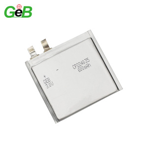 <span class=keywords><strong>3.0V</strong></span> 600mAh Li mno2 Polymer Pin 224035 <span class=keywords><strong>lithium</strong></span> có thể sạc lại pin cho thẻ thông minh, thiết bị y tế, và wearables - Product Image 1