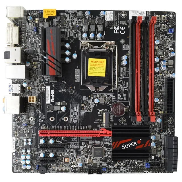 Sup erMicro C7H170-M placa base LGA 1151 Intel H170 DDR4 SATA3 HDM me DP m ATX + caja