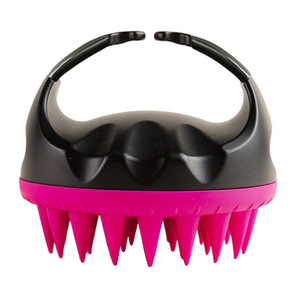 Thiết kế mới Boutique Silicone tóc bàn chải tẩy tế bào chết tóc da đầu massager dầu gội Silicone bàn chải - Product Image 6