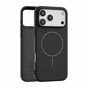 Coque de téléphone en silicone avec recharge sans fil pour iPhone 17 Pro Max, accessoires de téléphone magnétiques en silicone véritable pour iPhone 17 16 15 14 13 - Product Image 1