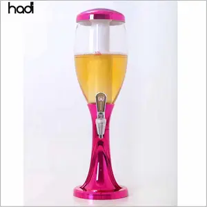 Wholesale hadi restaurant supply china 3 liter beer dispenser tower commercial led ice cold draught beer dispenser for bar