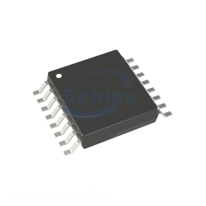 IC DAC 12BIT V OUT 16TSSOP Data Acquisition Original Integrated Circuits 16 TSSOP (0.173", 4.40mm Width) In Stock AD5024BRUZ-REE - Product Image 1
