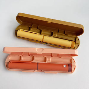 Durable 17cm Reusable Plastic Skin Care <b>Pen</b> with Minimalist <b>White</b> Body and Protective Case for Daily Personal Use - Product Image 3