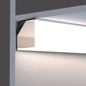 캐비닛 라인 램프 Alu 프로필 채널 압출 <span class=keywords><strong>45</strong></span> 도 벽 각도 LED 스트립 조명 코너 LED 알루미늄 프로파일 - Product Image 1