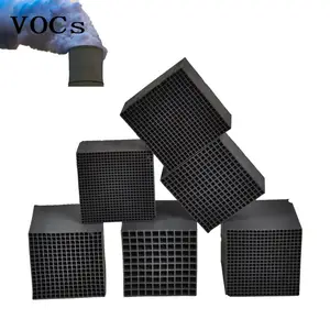 Used in aquarium filters to purify water with honeycomb activated carbon
