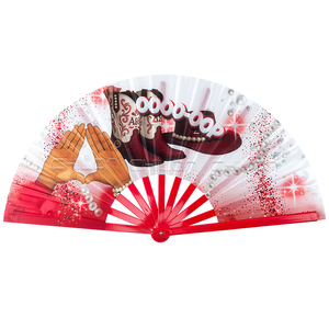 Lớn gấp tay Rave fan hâm mộ popping người hâm mộ vỗ tay người hâm mộ cho dòng nhảy múa Big clacking fan hâm mộ cho khởi động trên mặt đất khiêu vũ bên - Product Image 1