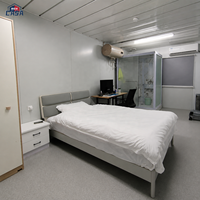 Maison préfabriquée en conteneur, abri d'urgence portable, secours en cas de catastrophe, maison mobile modulaire, maison préfabriquée temporaire en conteneur