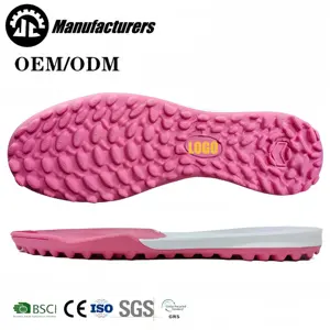 Manufacturer Custom Cleat High Quality Football Shoes Wear And Skid Resistance Outsole Rubber Soccer Sole