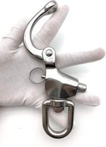 Крюки-шаклы из нержавеющей стали 304/316 для морского применения, быстросъемные, с поворотным механизмом, для морской фурнитуры - Product Image 4