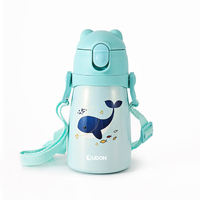 Bouteille isotherme 300 ml pour enfants en acier inoxydable, intérieur et extérieur en acier inoxydable 304, bouteille d'eau isolée OEM