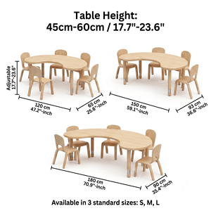 Silla Infantil <span class=keywords><strong>de</strong></span> Madera Curvada para Aula Montessori, Preescolar, Ergonómica, con Asa Ovalada, para Escritorio, Guardería, Muebles Infantiles - Product Image 3