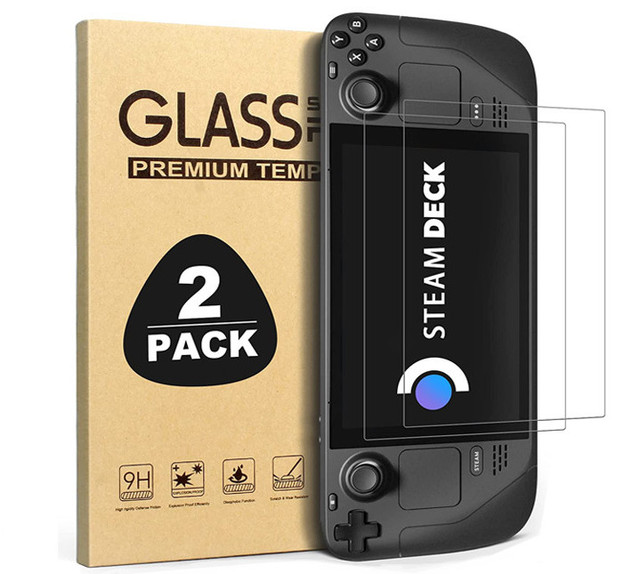 Wholesale 2Pack High Quality for Steam Deck OLED Game Console HD Tempered Film Anti-fingerprintScreen Protection Film for Switch