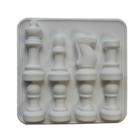 Plateau de cubes à glace en silicone personnalisé, pour échecs