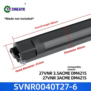 <strong>ACME</strong> Internal Thread Boring Bar SVNR0020R22 CNC External Turning <strong>Tool</strong> Holder Right Hand Holder Machine <strong>Parts</strong> - Product Image 2