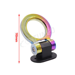 Crochet de remorquage factice décoratif JDM pour voiture de course, crochet de remorquage factice en plastique - Product Image 4