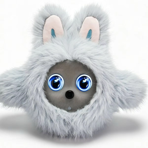 Oso <span class=keywords><strong>Robot</strong></span> Inteligente con IA y Sensor Infrarrojo - Juguete de Peluche Supersuave para Aliviar el Estrés con Ojos LCD y Cámara, <span class=keywords><strong>Robot</strong></span> de Escritorio K-<span class=keywords><strong>Bot</strong></span> con Soporte para Aplicaciones - Product Image 2