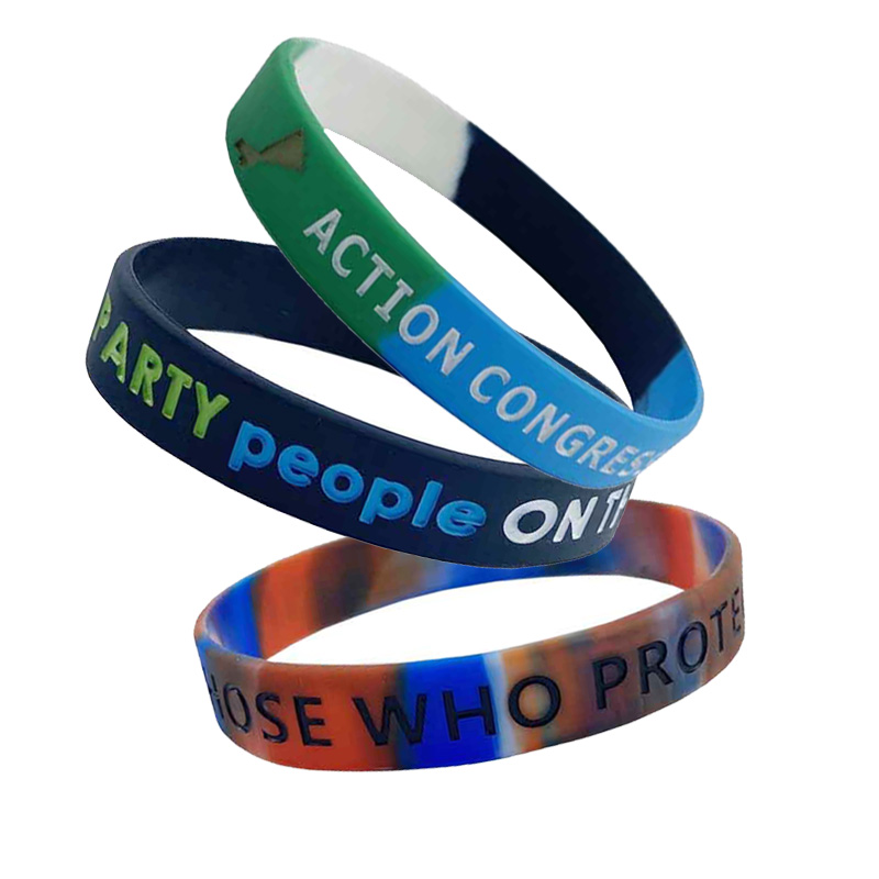 High Quality Personalized Wrist Band Custom Silicone Bracelets Make Your Own Rubber Wristbands With Message Or Logo