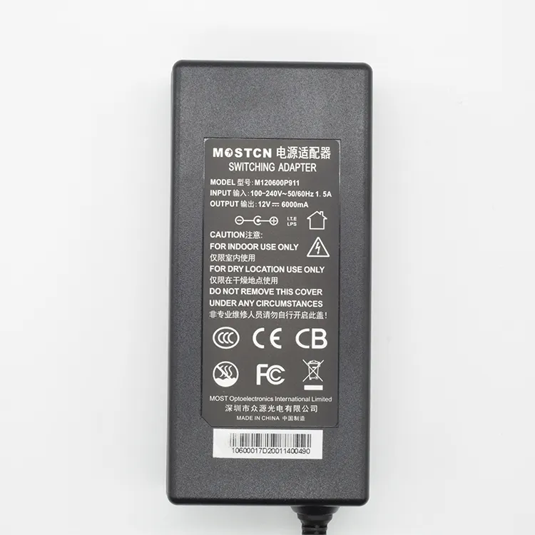 Oem Custom Logo Plug In 36W 12V 3000ma Adaptador Voor Led Verlichting Huawei Mateview Monitor Power Adapter
