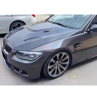 Capot en fibre de carbone pour BMW Série 3 E90 E92 E93 M3 2008+ Pare-chocs avant Capot Cache d'aération Pièces de carrosserie Kit carrosserie