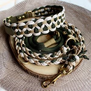 Personalizado ajustable macramé tejido a mano poliéster Paracord mascota perro Collar Correa conjunto seguridad fuerza perro plomo - Product Image 1