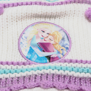 लड़कियों के लिए प्यारी सी जमे हुए श्रृंखला इयरमफ टोपी गर्म 100% कपास चरित्र डिजाइन आउटडोर और दैनिक उपयोग सर्दियों की टोपी - Product Image 3