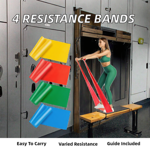 Prodotti Più Venduti in Cina: Fasce Elastiche per <span class=keywords><strong>Fitness</strong></span> con Logo Personalizzato, 5 Livelli di Resistenza per Allenamento Glutei - Product Image 6