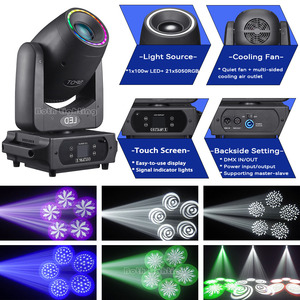 Faro mobile a batteria Both Lighting BPM SPOTS 100W, luce bianca wireless DMX Sharpy per DJ, matrimoni, feste ed eventi - Product Image 2