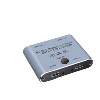 Conmutador KVM Bidireccional Tipo-C 3.1 2-en-1 con Interfaces USB-C y Thunderbolt 3