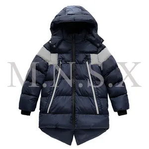 批发滑雪儿童冬季拉链夹克制造商儿童服装儿童冬季外套