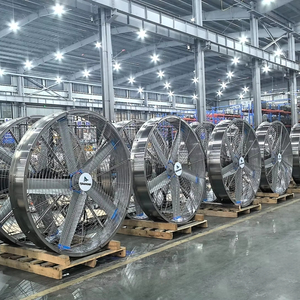 Ventilador Industrial Colgante <span class=keywords><strong>de</strong></span> Gran Tamaño con Aspas <span class=keywords><strong>de</strong></span> Aluminio y Conducto <span class=keywords><strong>de</strong></span> Aire <span class=keywords><strong>de</strong></span> Acero Inoxidable con Temperatura Centralizada - Product Image 1