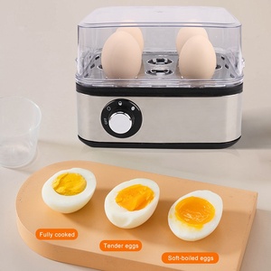 Vaporera y Cocedor <span class=keywords><strong>de</strong></span> Huevos Eléctrico para Uso Doméstico, Estándar Europeo y Estadounidense, Calentamiento Rápido, Tamaño Pequeño, 500W, Capacidad para <span class=keywords><strong>Cocinar</strong></span> 8 Huevos - Product Image 2