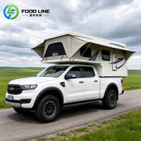 Tente de toit rigide toutes saisons imperméable pour camionnette, tente de camping pour benne de pick-up