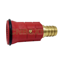 Harga pabrik 1 1/2 ''api plastik portabel nosel semprot pistol air selang api konektor 5 peralatan pemadam kebakaran aksesoris