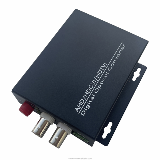 2 Channel Video CVI/TVI/AHD HD 1080P 2 Million Pixels BNC To Fiber Video Digital Optical Converter