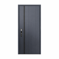 Porte de sécurité en acier sur mesure, robuste, anti-impact, en tôle d'acier, porte extérieure insonorisée pour entrée principale d'appartement