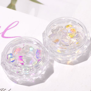 Misscheering 10 unids/caja de Cristal AB arte de uñas decoraciones Aurora Irregular Pixie joyas de piedras - Product Image 5
