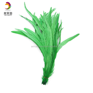 <span class=keywords><strong>Piume</strong></span> di Coda di Gallo Sbiancate e Tinte, Lunghe 14-18 Pollici, per Decorazioni di Carnevale e Accessori Fai-da-Te per Abbigliamento - Product Image 1