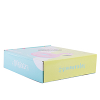 Diseño elegante personalizado Lujo Negro Embalaje Envío Mailer Cajas Caja de envío de lujo