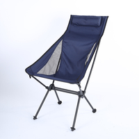 Chaise longue pliante à dossier haut, design à barres parallèles, cadre métallique imperméable, chaise portable pour la plage, le camping, OEM