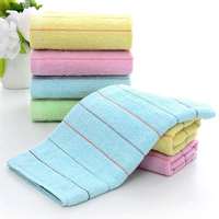 Serviettes en coton tissé rayées de couleur personnalisées en gros, très absorbantes, antimicrobiennes, réutilisables, multi-usages pour la maison