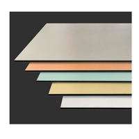 Panneau composite en aluminium ACP/ACM 2mm 3mm 4mm Alucobond 1220x2440 PVDF PE, ignifuge, usage extérieur industriel