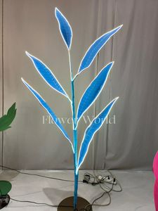 Décorations de fleurs artificielles géantes en <span class=keywords><strong>iris</strong></span> lumineuses à LED personnalisées pour les mariages en plein air, les parcs à thème et l'aménagement paysager - Product Image 4