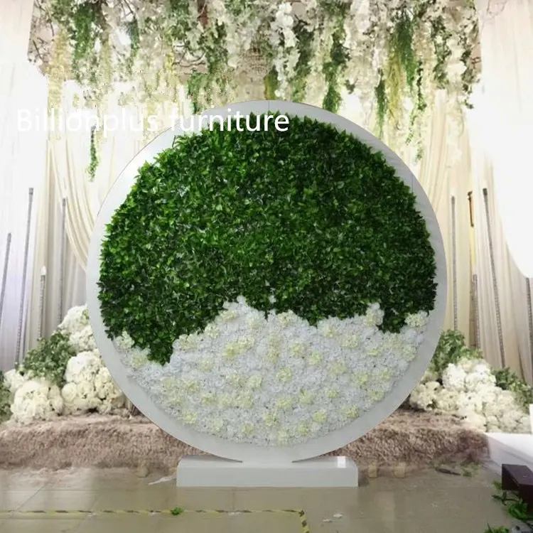 acrylic decoration fancy backdrops for wedding flower wall wedding backdrop