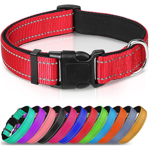 <span class=keywords><strong>Collar</strong></span> de nailon para entrenamiento de perros, <span class=keywords><strong>collar</strong></span> reflectante ajustable duradero con liberación rápida - Product Image 5