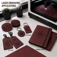 Lasergravur 12x24 Zoll Rosé/Schwarze Blätter Maßgefertigte Laser-Handarbeit PU-Lederbögen Bügelbare Graue Rückseite Selbstklebend Kundenspezifische Laserbearbeitung