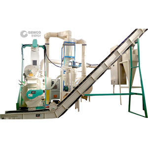 GEMCO Hoàn Chỉnh Chìa Khóa Trao Tay SINH KHỐI Và Gỗ Chất Thải Ép Viên Nhà Máy-2ton Gỗ Pellet Dây Chuyền Sản Xuất - Product Image 1