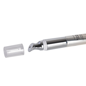 20ml di plastica in alluminio oro spremere vuoto in lega di zinco metallo applicatore vibrante occhi crema tubo 19mm diametro PP Cap cosmetici - Product Image 4