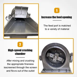 Macchina elettrica in acciaio inox mini cob e manioca mulino gambo manuale mulino per mais smerigliatrice