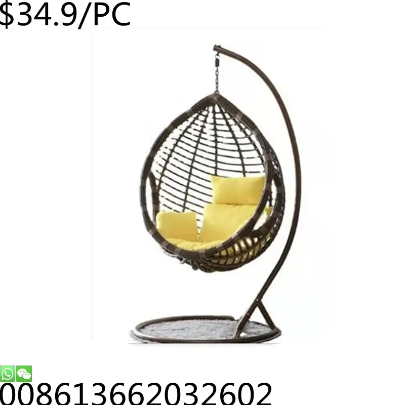 Уличный ротанговый подвесной одинарный стул для яиц по хорошей цене